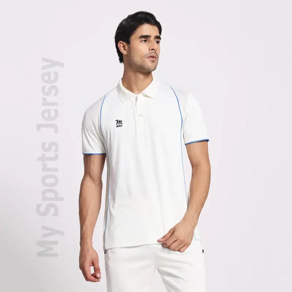 half sleeves Cricket Tshirt, Custom cricket jersey, custom white tshirt, personalize cricket tshirt, White Jersey,