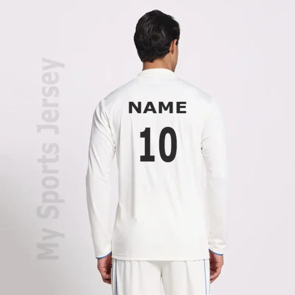 Full sleeves cricket tshirt with name print