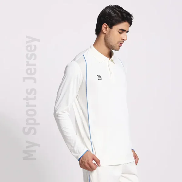 Full sleeves cricket dress with side net. Custom full sleeves tshirt