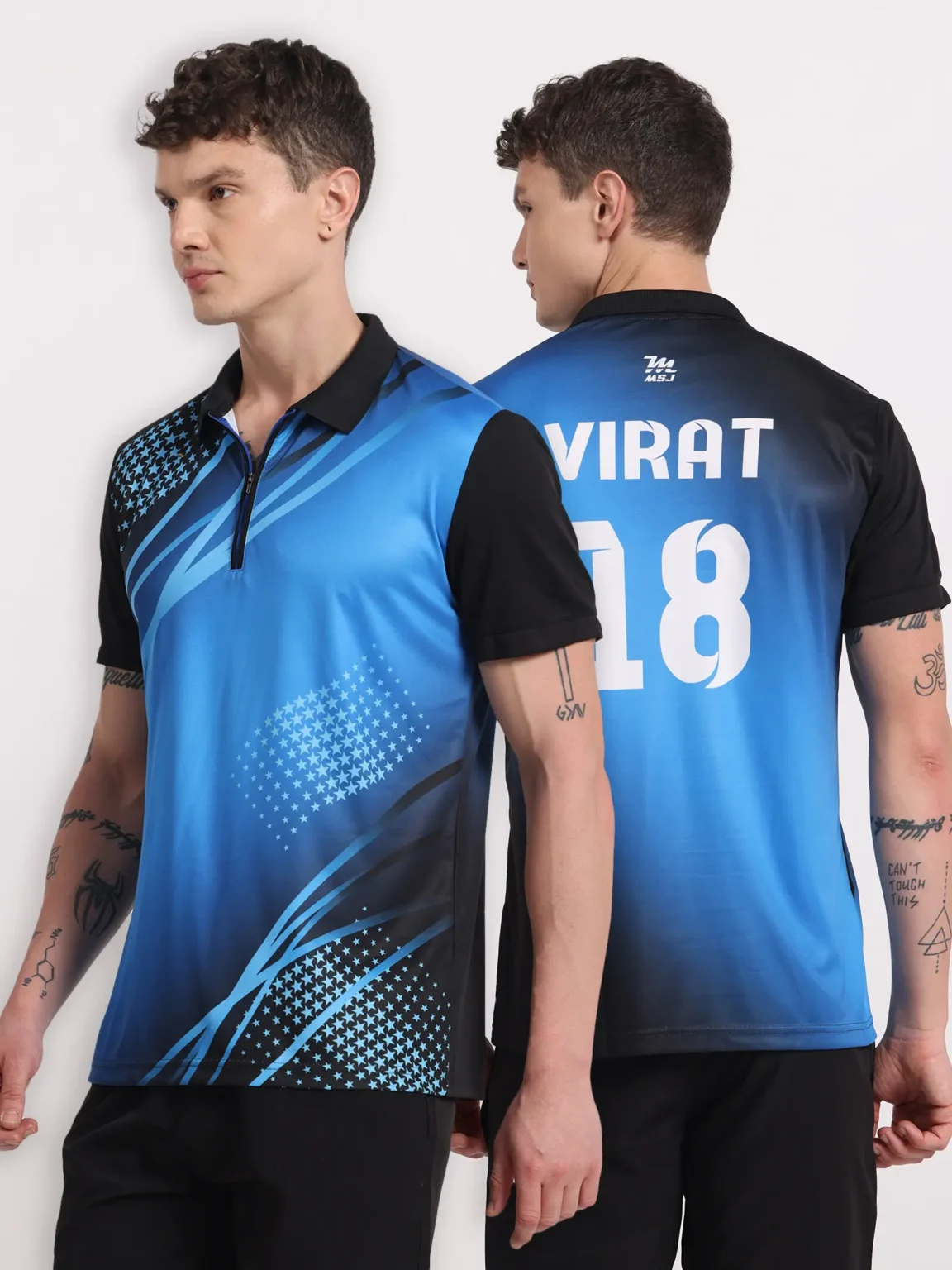 Nebula Cricket Jersey MSJ Custom Cricket Jersey Printing