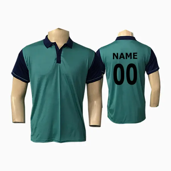 Turquoise Cricket Jersey