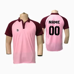 Pink Cricket Jersey