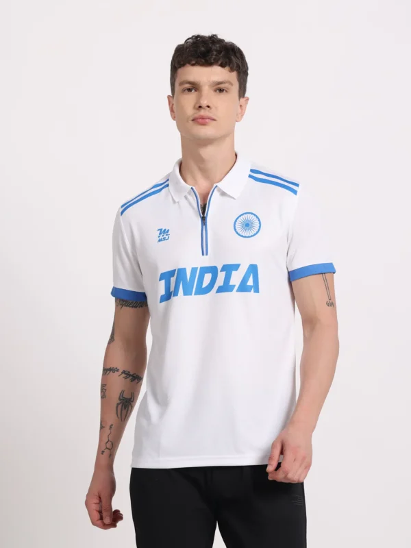 India White Jersey, India Tshirt with name, Custom India Tshirt, Personalized India Jersey