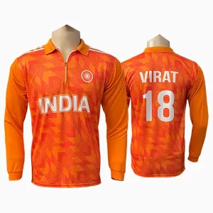 India Orange Full Jersey