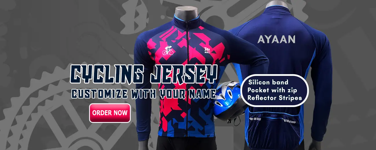 Cycling Jersey with Name Print