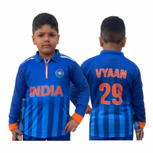 2026 Kids India Jersey, Kids India tshirt with name, Kids cricket tshirt, Personalize kids jersey