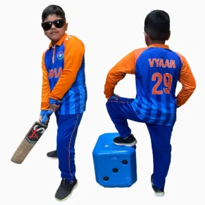 2026 Kids India dress, Kids India tshirt with pants, Kids cricket dress, Personalize kids dress