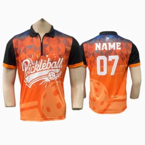 Pickleball design, best pickleball tshirt, Orange pickle ball jersey